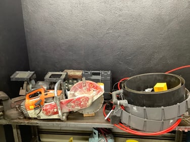 Vise, grinders, and more