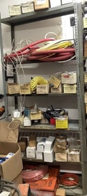 Shelving unit (Air regulators, tooling, and more-contents included-new parts)