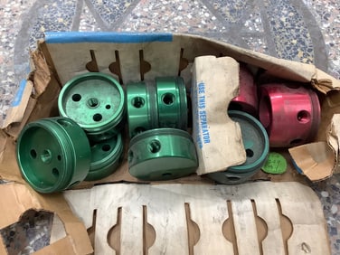 Box full of oxy acetylene valves