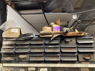 New parts in parts divided drawer