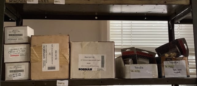 New Robin Air replacement parts (new in boxes)