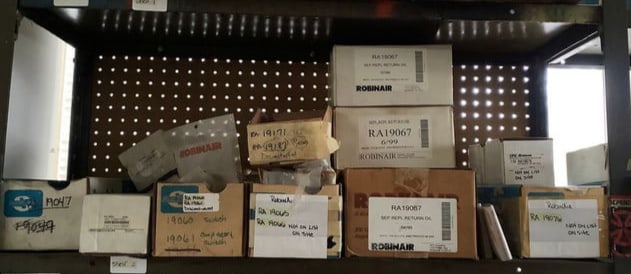 New Robin Air replacement parts (new in boxes)