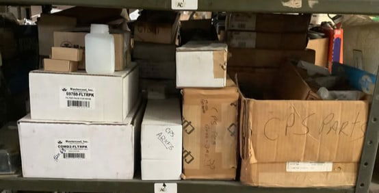 Shelf lot of new in package rebuilding parts