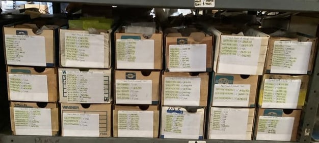 Shelf lot of new in package rebuilding parts