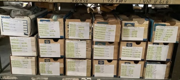 Shelf lot of new in Bostitch package rebuilding parts