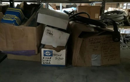 Shelf lot of new in package rebuilding parts
