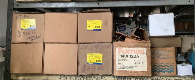 Shelf lot of new in package rebuilding parts