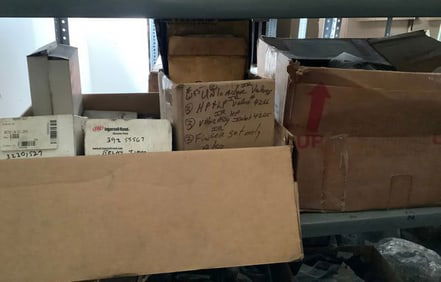 Shelf lot of new in package rebuilding parts