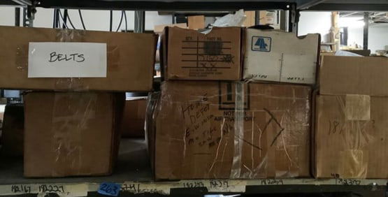 Shelf lot of new in package rebuilding parts, pulleys, and more