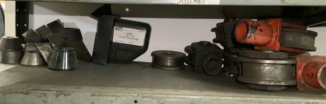 Large amount of pulleys and bushings(new)