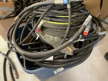Lot of new hydrolic hoses