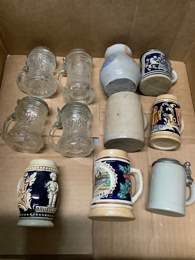 Miniature Beer Mugs/Steins and more (Tallest - 3.25in): Miniature Beer Mugs/Steins and more (Tallest - 3.25in)