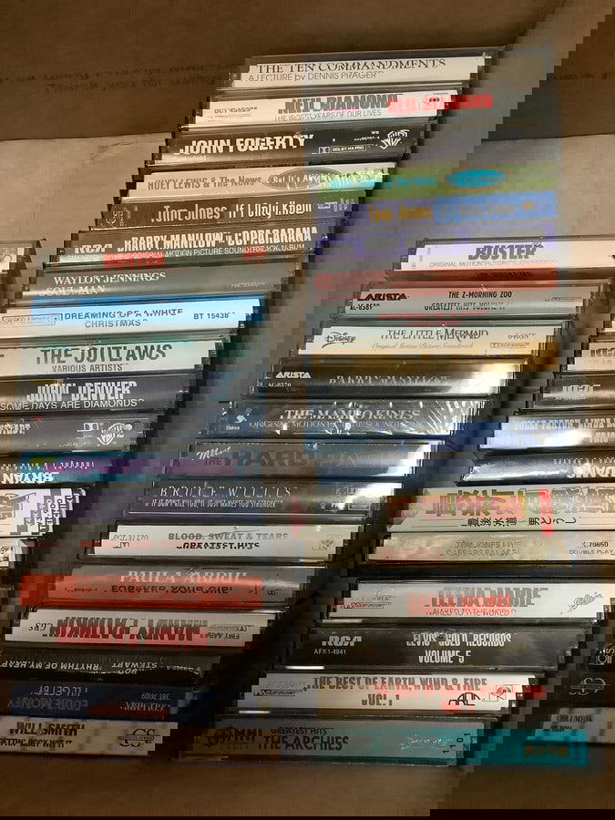 Various casette tapes(Neil Diamond, The Outlaws, Paula Abdul, and more) (1 of 1)