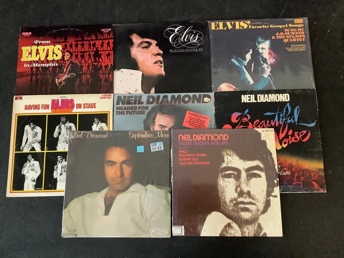 Various records(Neil Diamond and Elvis) (1 of 1)
