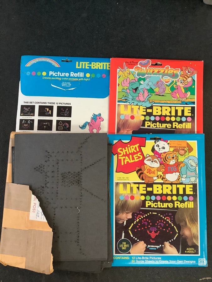 Lite-Brite picture refills(Wuzzles, Shirt Tales, and more): Lite-Brite picture refills(Wuzzles, Shirt Tales, and more)