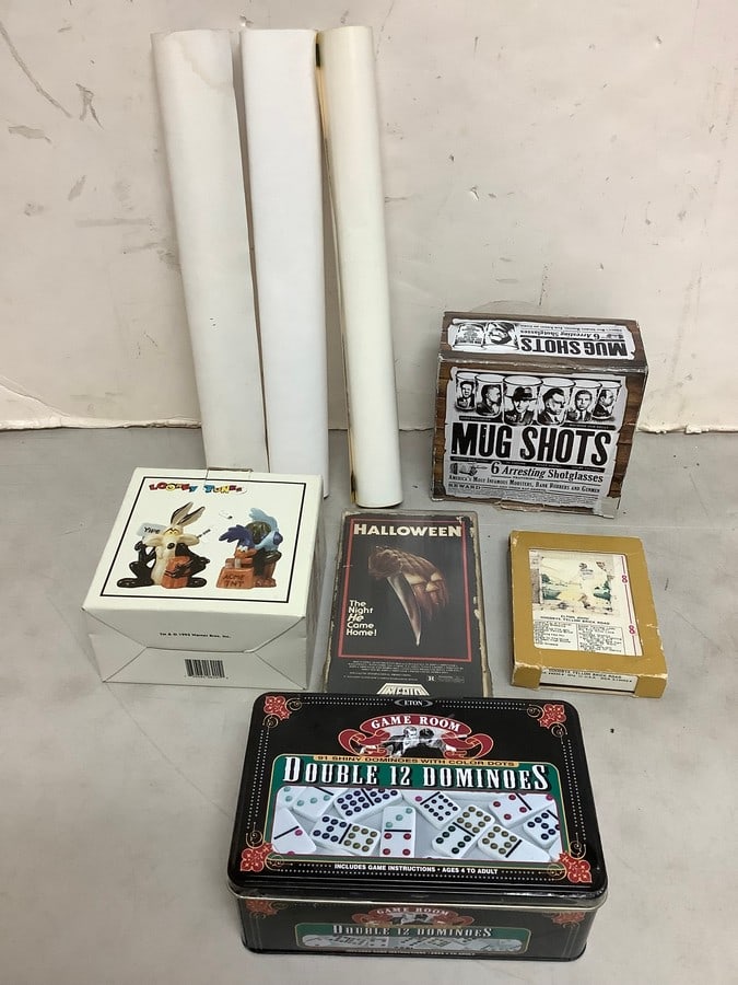 Looney Tunes salt and pepper shakers, Mug shots shot glasses, posters, and more: Looney Tunes salt and pepper shakers, Mug shots shot glasses, posters, and more