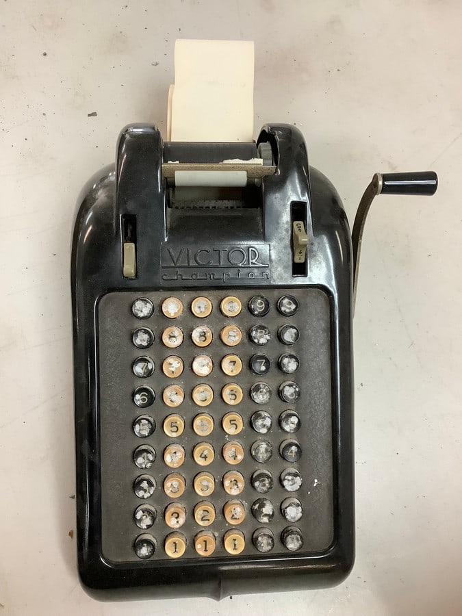 Vintage Victor Champion Adding Machine (1 of 1)