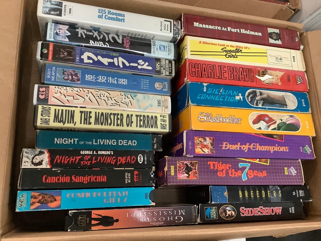 Various VHS Tapes (Breeders, Sideshow, Charlie Brand, and more): Various VHS Tapes (Breeders, Sideshow, Charlie Brand, and more)