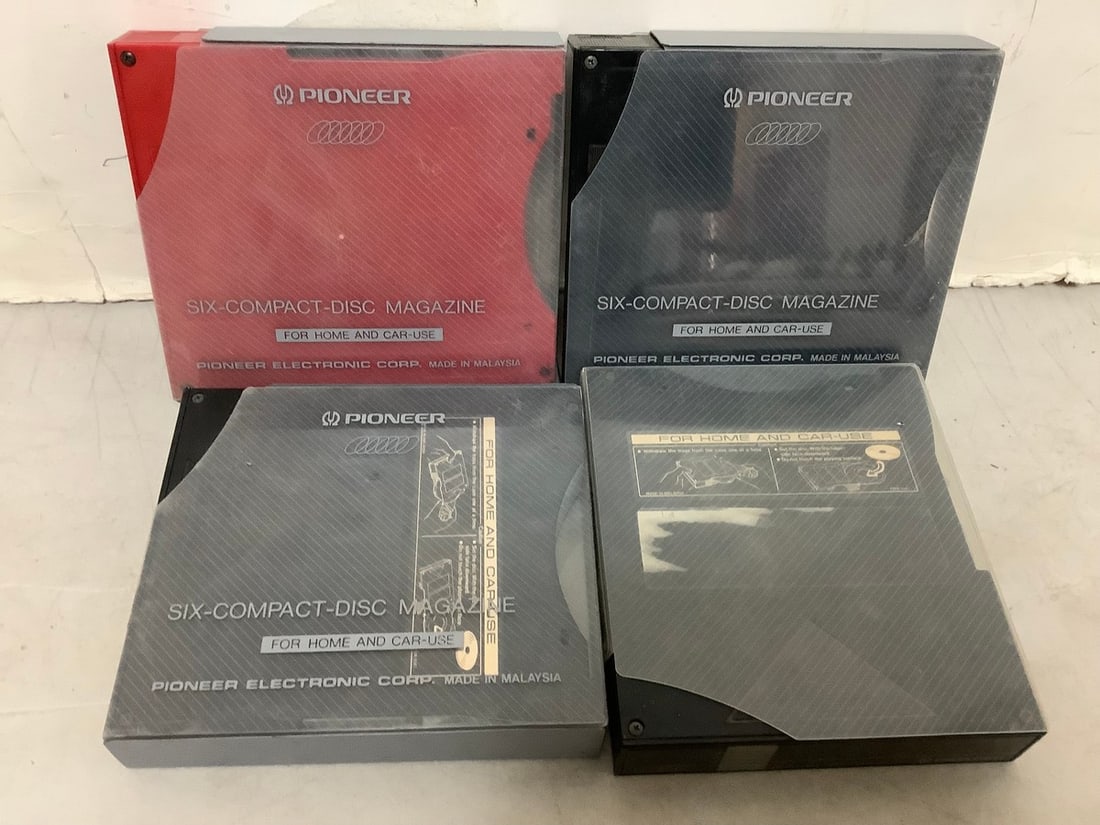 Pioneer Six-Compact-Disc Magazines (4 Cases) (1 of 1)
