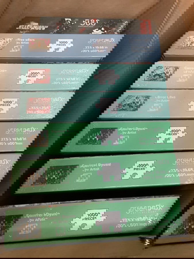 Various Greenbox Jigsaw Puzzles *ALL SEALED* (1000pcs) (1 of 1)