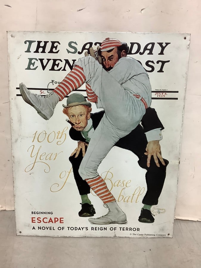 The Saturday Evening Post Tin Wall Decor (13inx16in) (1 of 1)