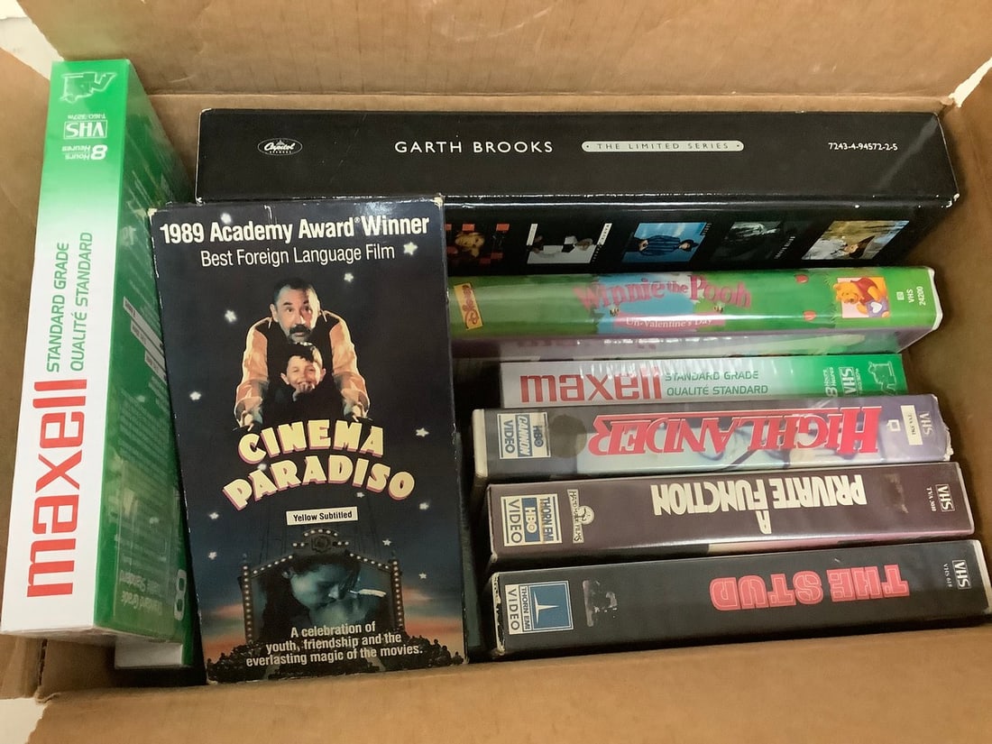 Various VHS Tapes (The Stud, Winnie the Pooh, Highlander, and more): Various VHS Tapes (The Stud, Winnie the Pooh, Highlander, and more)