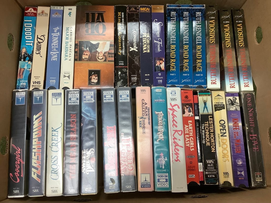 Various VHS Tapes (Space Riders, Flashpoint, The Tunnel of Love, and more): Various VHS Tapes (Space Riders, Flashpoint, The Tunnel of Love, and more)
