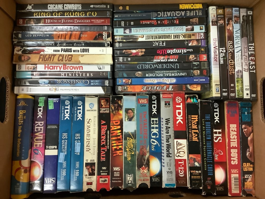 Various DVDs and VHS Tapes (Fight Club, Fear, The East, and more) (1 of 1)