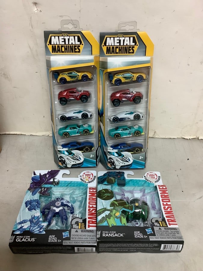 Metal Machines cars(brand new in packages) with Transformers toys(new in package) (1 of 1)