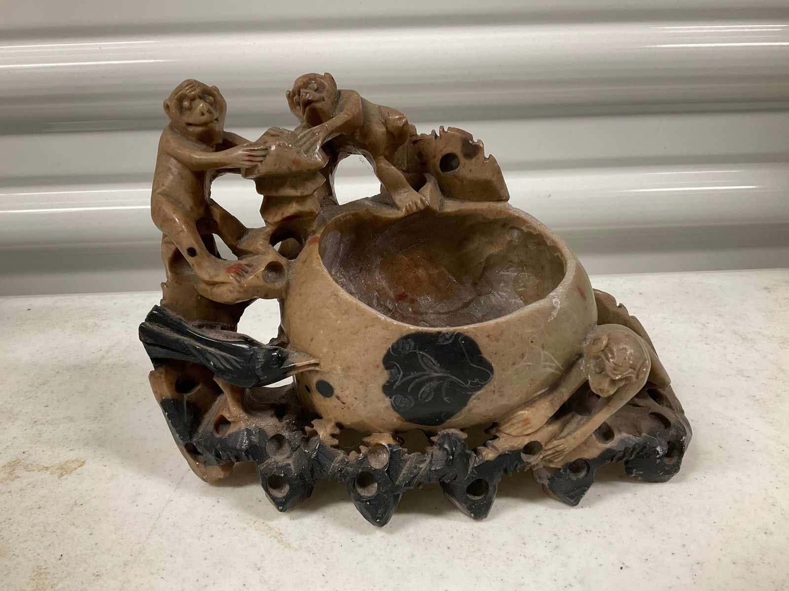 chinese soapstone statue 8" long (1 of 1)