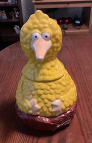 1980's Big Bird cookie jar 12in