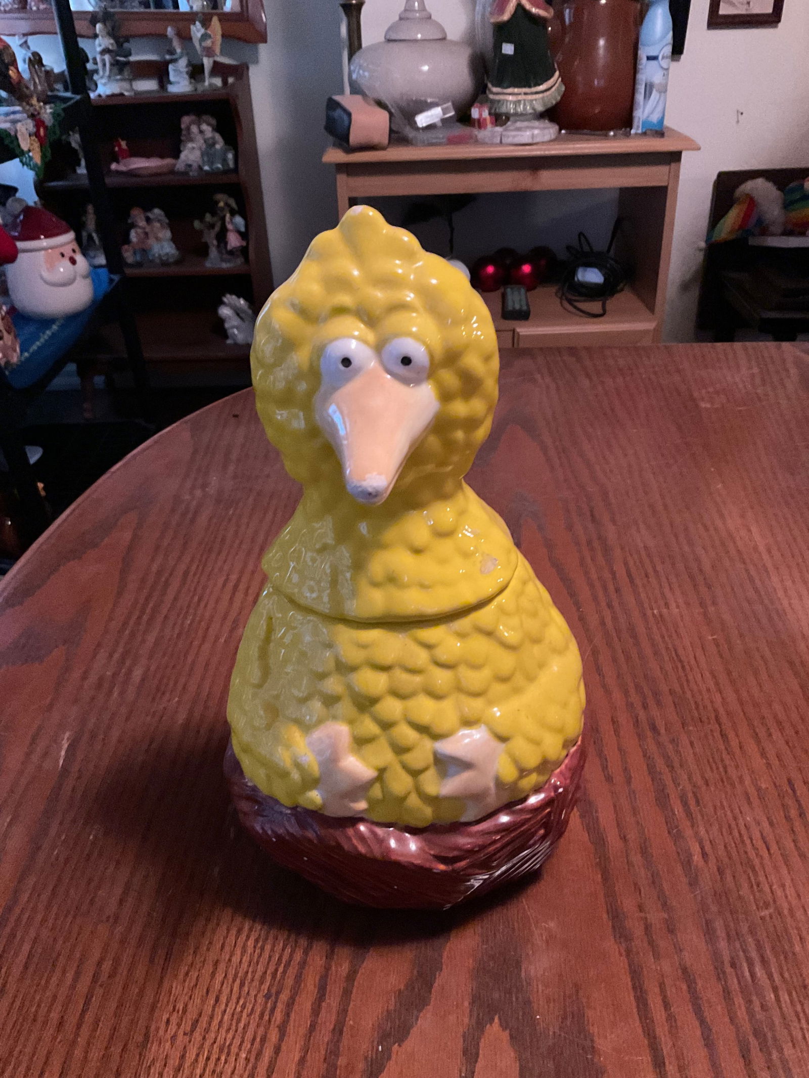 1980's Big Bird cookie jar 12in (1 of 1)