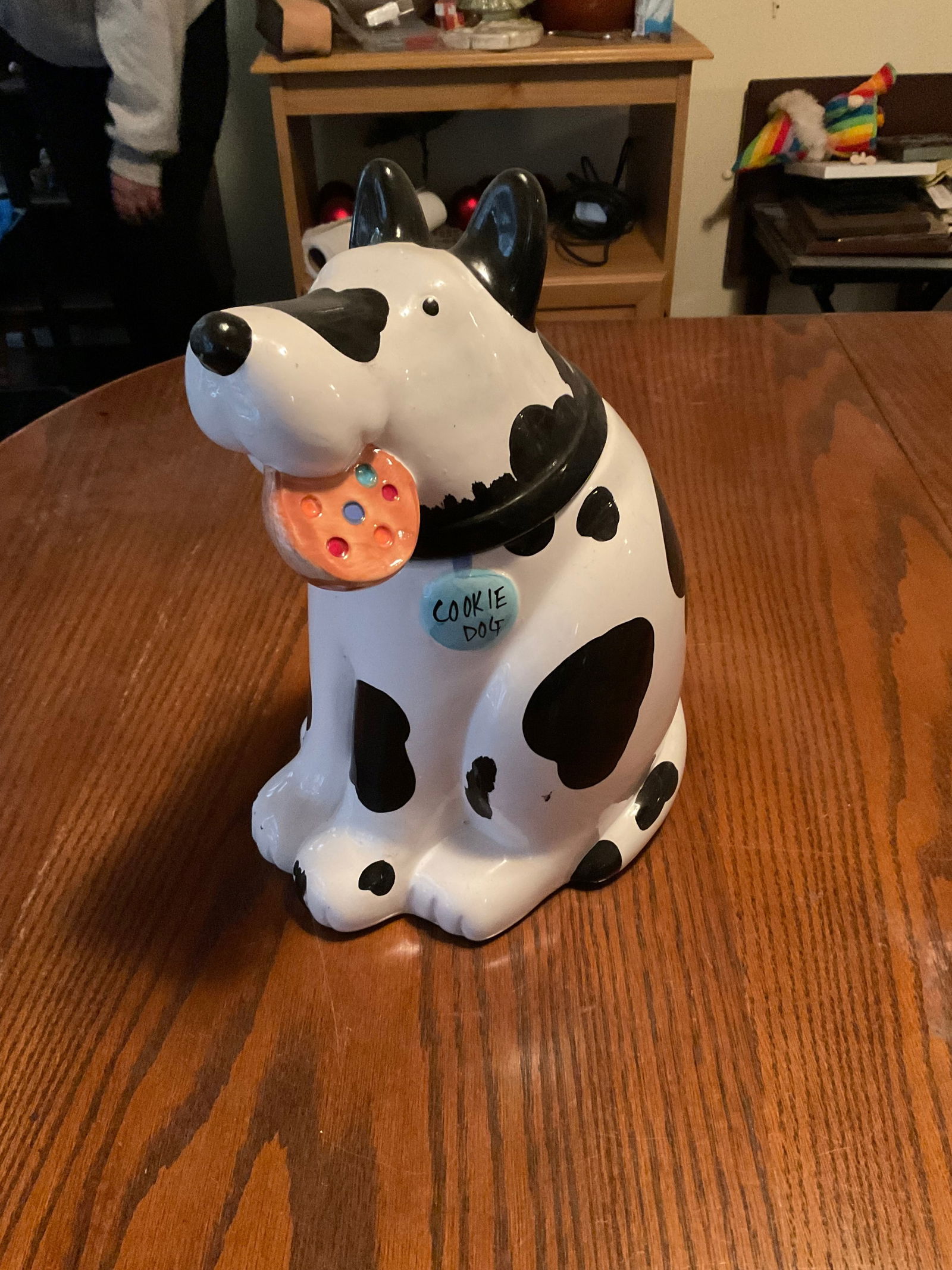 vintage coco dowley spotted dalmatian cookie jar  12in (1 of 1)