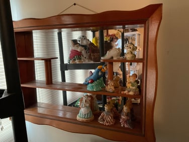 Mirror shelving unit no contents 35x25x2