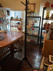 Wooden coat rack 73in