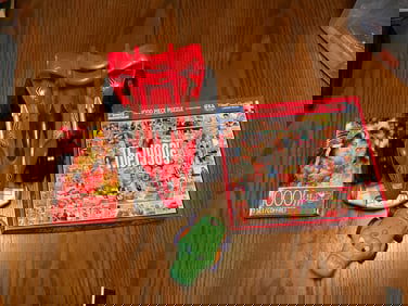 Lot of puzzles, remote control car and more