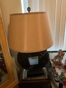 Sand Dollar wooden lamp