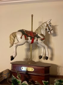 Coney Island by Charles Carmel Carsouel Horse Statute 21" tall