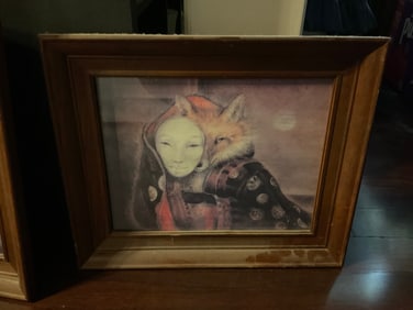 vintage native american artwork 18x15