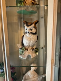 standing owl figurine