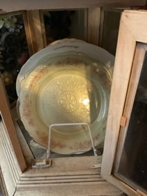 lot of various serving trays