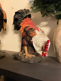 roster 16" tall staute