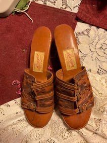Calzado Aragon Made in Mexico hand made shoes size 4 womens