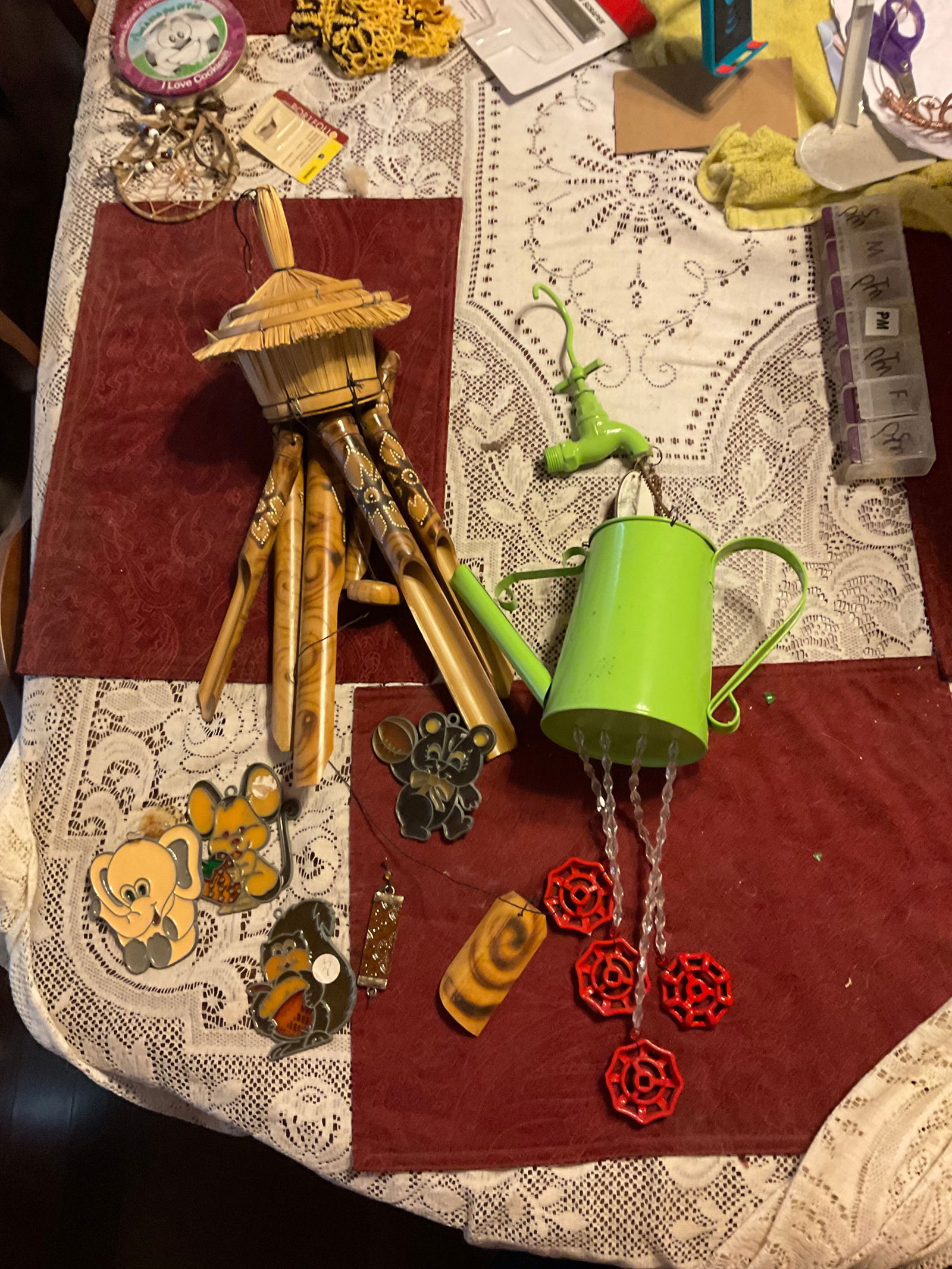 lot of wind chimes and sun catchers (1 of 1)