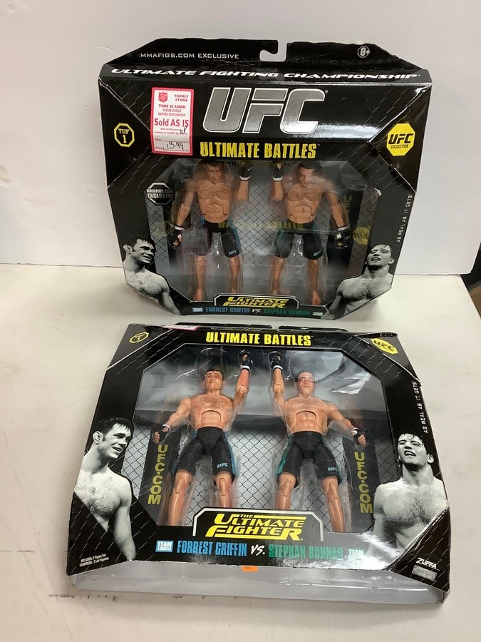 UFC The Ultimate Fighter collectible figures(new in box-Forrest Griffin vs. Stephan Bonnar): UFC The Ultimate Fighter collectible figures(new in box-Forrest Griffin vs. Stephan Bonnar)