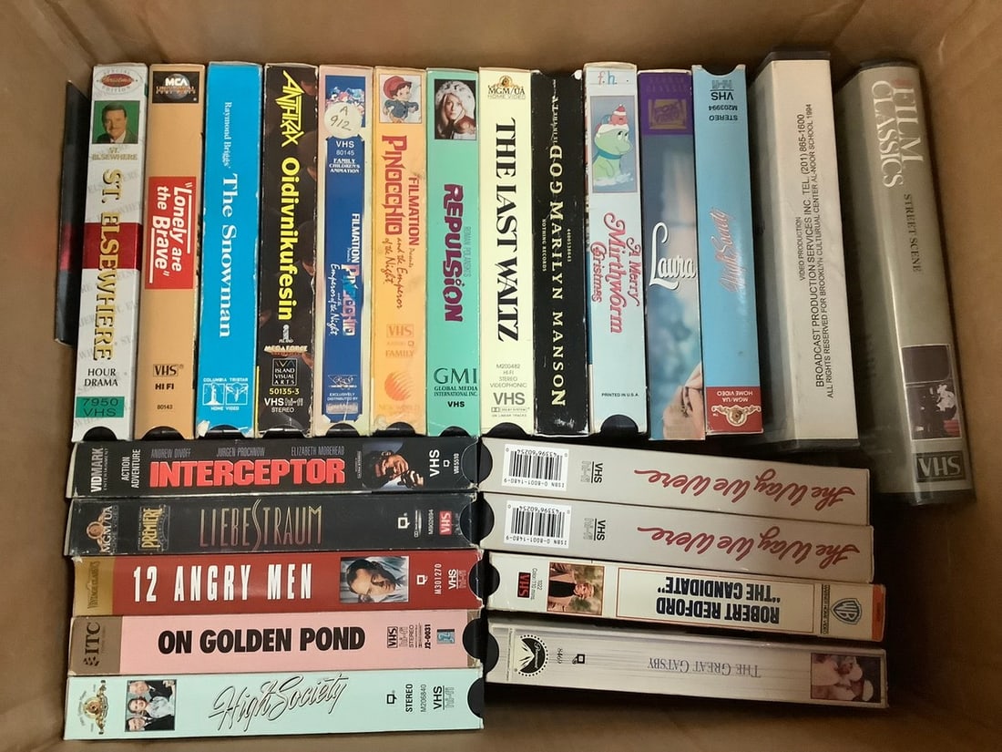Various VHS Tapes (The Last Waltz, On Golden Pond, The Snowman, and more) (1 of 1)