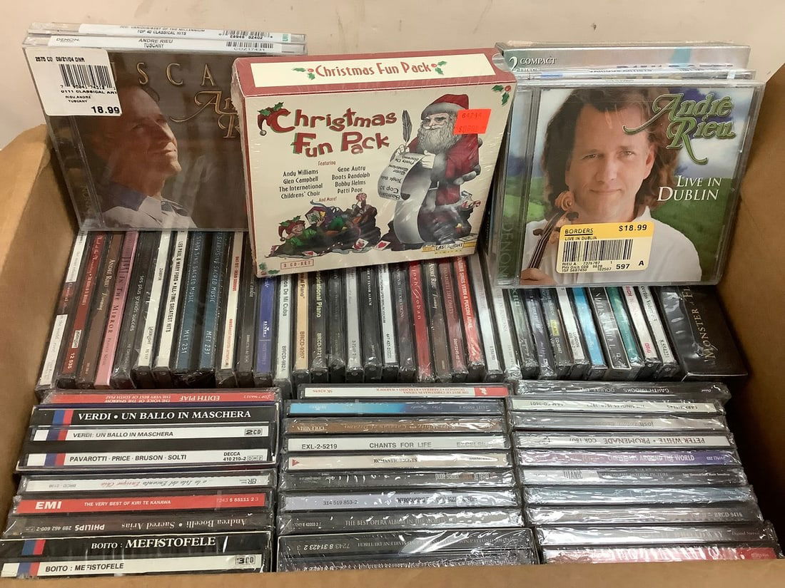 Various CDs *ALL SEALED* (Peter White, Andre Rieu, Edith Piaf, and more) (1 of 1)