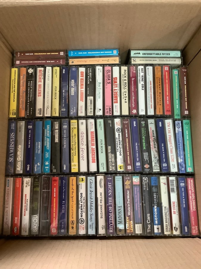 Various Cassette Tapes (Mahalia Jackson, Johnny Winter, Arlo Guthrie, and more): Various Cassette Tapes (Mahalia Jackson, Johnny Winter, Arlo Guthrie, and more)