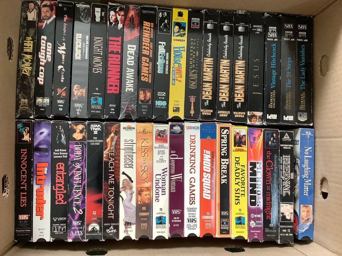 Various VHS Tapes (Drinking Games, The Runner, No Laughing Matter, and more): Various VHS Tapes (Drinking Games, The Runner, No Laughing Matter, and more)
