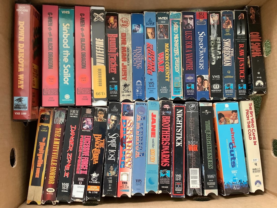 Various VHS Tapes (The Sundowners, Shadow Dreams, Black Dragon, and more) (1 of 1)
